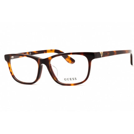 Guess Women's Eyeglasses - Dark Havana Acetate Full Rim Cat Eye Frame | GU2961-D 052 ,