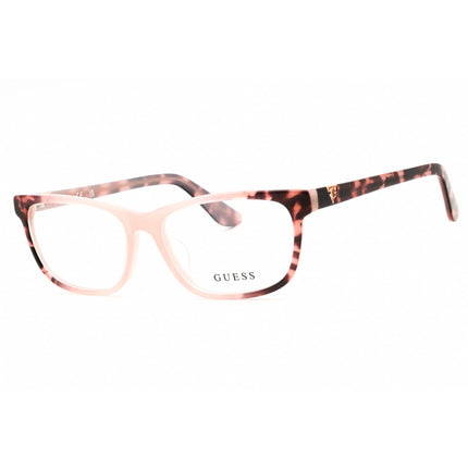 Guess Women's Eyeglasses - Pink/Other Acetate Full Rim Cat Eye Frame | GU2961-D 074 ,