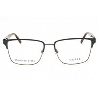 Guess Men's Eyeglasses - Grey/Other Metal Full Rim Square Shape Frame | GU50070 020 ,