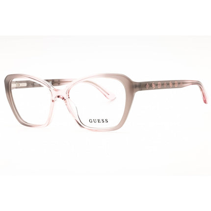Guess Women's Eyeglasses - Grey/Other Full Rim Cat Eye Shape 54mm Frame | GU50115 020 ,