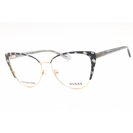 Guess Women's Eyeglasses - Grey/Other Metal Full Rim Cat Eye Shape Frame | GU50121 020 ,