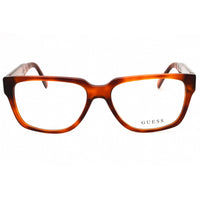 Guess Men's Eyeglasses - Blonde Havana Acetate Full Rim Square Frame | GU50150 053 ,