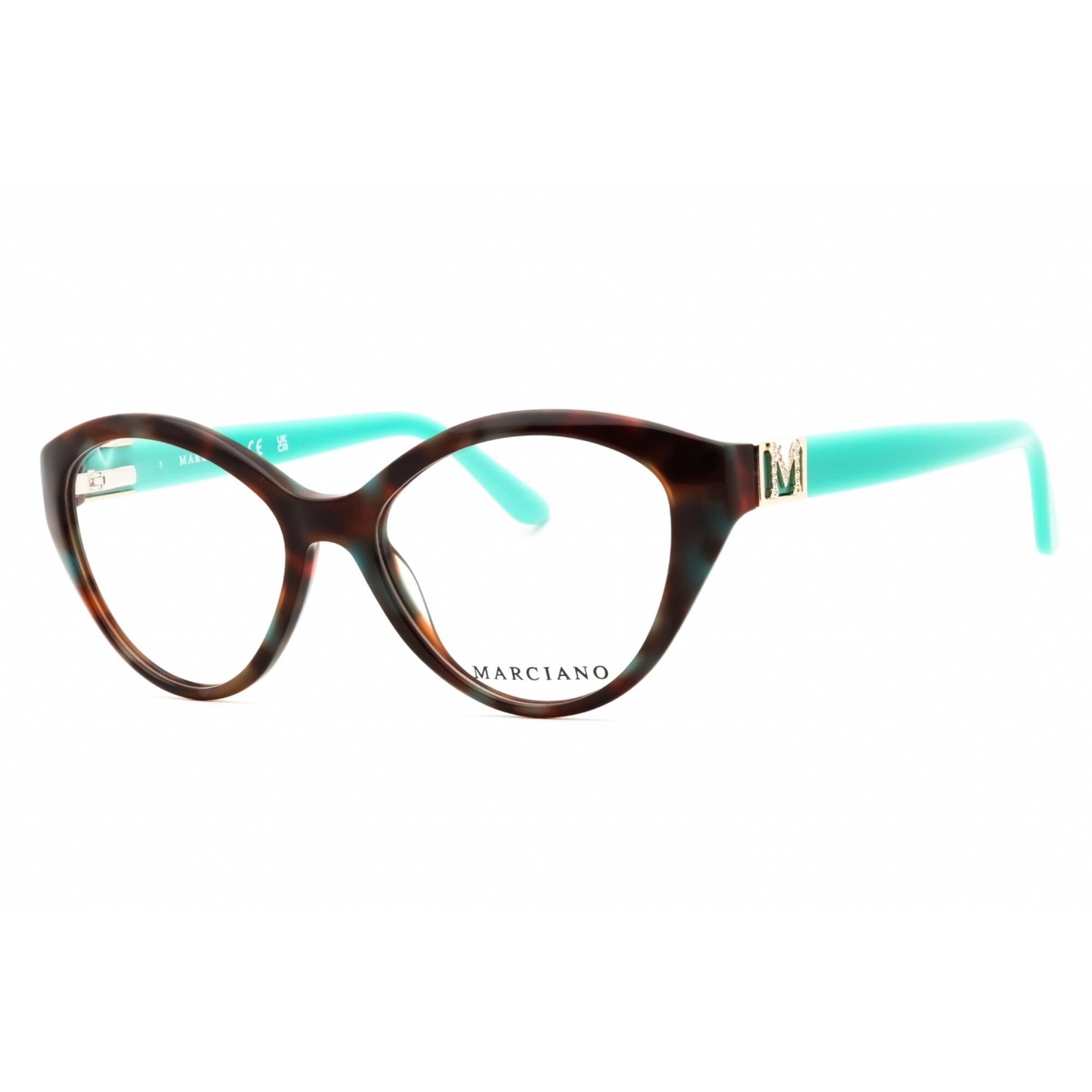 Marciano by Guess Turquoise Acetate Women\'s Sunglasses Guess By Marciano GM727 92F Womens Cat Eye Sunglasses Blue  main image 4