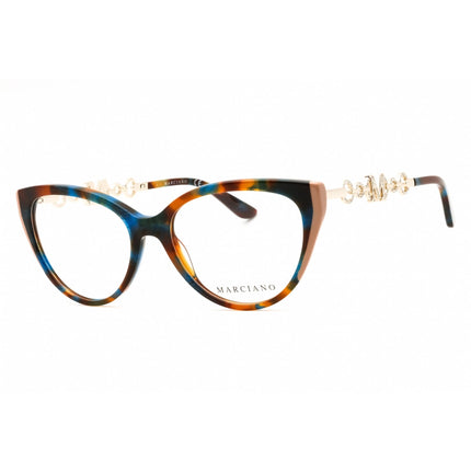 Guess By Marciano Women's Eyeglasses - Blue/Other Acetate Cat Eye Frame | GM50006 092 ,