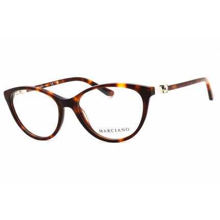 Guess By Marciano Women's Eyeglasses - Dark Havana Cat Eye Shape Frame | GM50023 052 ,