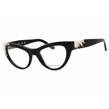 Guess By Marciano Women's Eyeglasses - Shiny Black Cat Eye Shape Frame | GM50036 001 ,