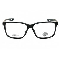 Harley Davidson Men's Eyeglasses - Matte Black Full Rim Square Frame | HD0879 002 ,