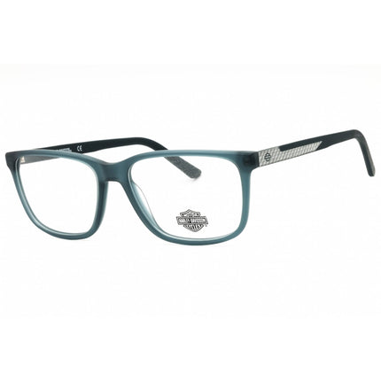 Harley Davidson Men's Eyeglasses - Matte Blue Acetate Full Rim Square | HD0955 091 ,