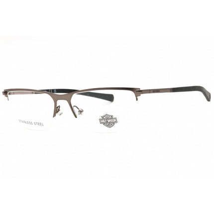 Harley Davidson Men's Eyeglasses - Matte Gunmetal Rectangular 57mm Frame | HD0979 009 ,