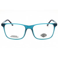 Harley Davidson Men's Eyeglasses - Matte Blue Square Shape 54mm Frame | HD50020 091 ,