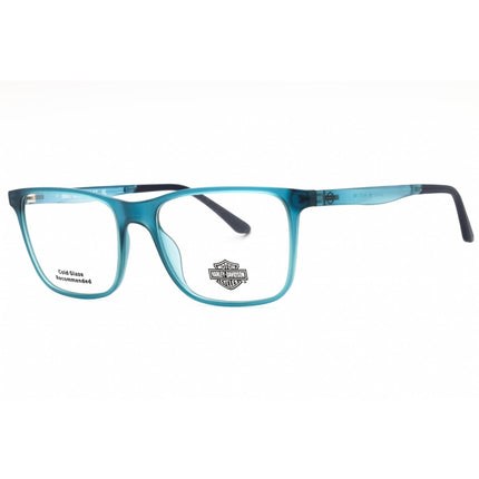 Harley Davidson Men's Eyeglasses - Matte Blue Square Shape 54mm Frame | HD50020 091 ,
