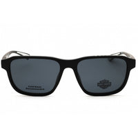 Harley Davidson Men's Eyeglasses - Matte Black Full Rim Square Frame | HD50023 002 ,