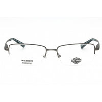 Harley Davidson Men's Eyeglasses - Matte Gunmetal Rectangular 59mm Frame | HD9024 009 ,