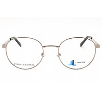 J. Landon Men's Eyeglasses - Shiny Gunmetal Metal Full Rim Round Frame | JL1014 008 ,