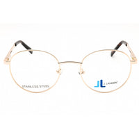 J. Landon Men's Eyeglasses - Pale Gold Metal Full Rim Round Shape Frame | JL1014 032 ,