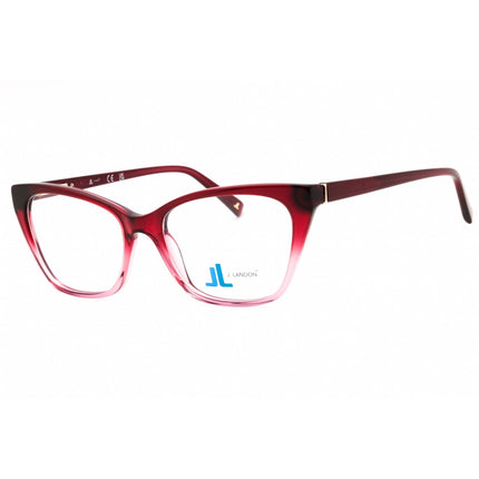 J. Landon Women's Eyeglasses - Bordeaux/Other Acetate Full Rim Cat Eye | JL50006 071 ,
