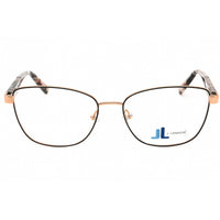 J. Landon Women's Eyeglasses - Shiny Black Metal Full Rim Cat Eye Frame | JL5008 001 ,