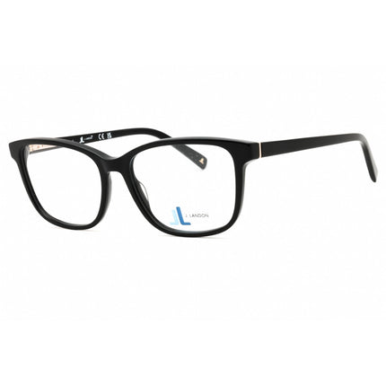 J. Landon Women's Eyeglasses - Shiny Black Acetate Full Rim Square Frame | JL5011 001 ,