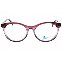 J. Landon Women's Eyeglasses - Shiny Violet Acetate Full Rim Round Frame | JL5014 081 ,