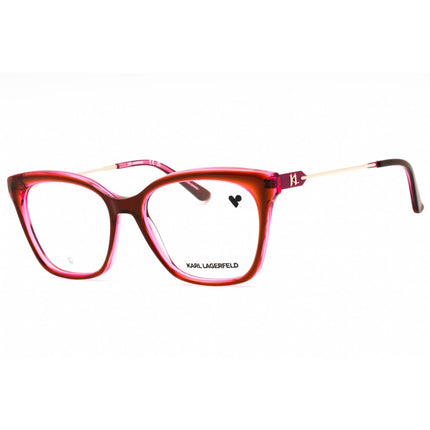 Karl Lagerfeld Women's Eyeglasses - Brown/Rose Acetate Full Rim Cat Eye | KL6108 206 ,