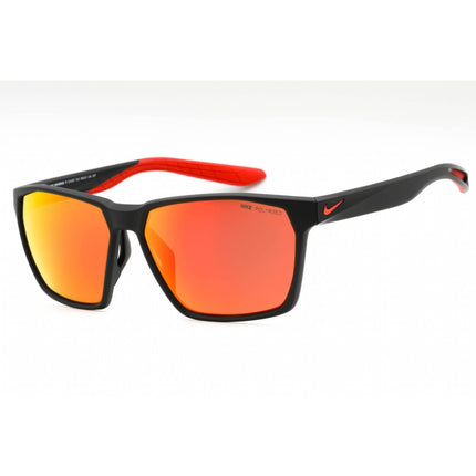 Nike Unisex Sunglasses - Matte Black Full Rim Square | NIKE MAVERICK P EV1097 010 ,