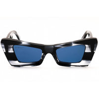 Off-White Women's Sunglasses - Navy Marble Cat Eye Shape Frame | ACCRA OERI027 14945 ,