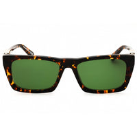 Off-White Unisex Sunglasses - Havana Plastic Full Rim Square Shape Frame | ALBANY 6055 ,