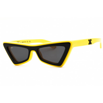 Off-White Women's Sunglasses - Yellow Plastic Full Rim Cat Eye Frame | ARTEMISIA 1807 ,