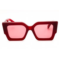 Off-White Women's Sunglasses - Burgundy Plastic Full Rim Square Frame | CATALINA 2828 ,