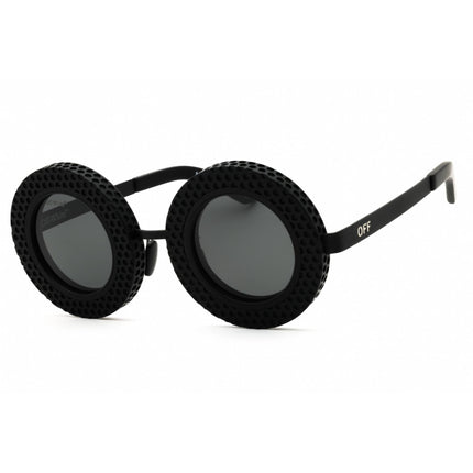 Off-White Women's Sunglasses - Black Acetate Full Rim Round Shape Frame | CHICAGO 1007 ,