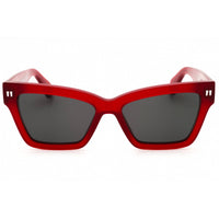 Off-White Women's Sunglasses - Burgundy Plastic Full Rim Cat Eye | CINCINNATI 2807 ,
