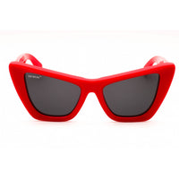 Off-White Women's Sunglasses - Red Plastic Full Rim Cat Eye Shape Frame | EDVARD 2507 ,