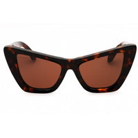 Off-White Women's Sunglasses - Havana Plastic Full Rim Cat Eye Frame | EDVARD 6064 ,