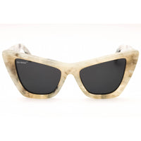 Off-White Women's Sunglasses - Marble Plastic Full Rim Cat Eye Frame | EDVARD 807 ,