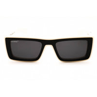 Off-White Unisex Sunglasses - White Plastic Full Rim Rectangular Frame | JACOB 0207 ,