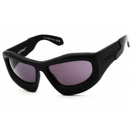 Off-White Unisex Sunglasses - Black Plastic Full Rim Cat Eye Shape Frame | KATOKA 1007 ,