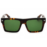 Off-White Unisex Sunglasses - Havana Plastic Full Rim Square Shape Frame | LAWTON 6055 ,