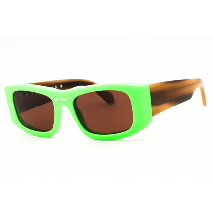 Off-White Unisex Sunglasses - Green Plastic Full Rim Square Shape Frame | LUCIO 5964 ,