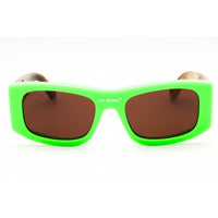 Off-White Unisex Sunglasses - Green Plastic Full Rim Square Shape Frame | LUCIO 5964 ,