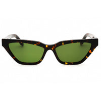 Off-White Women's Sunglasses - Havana Plastic Full Rim Cat Eye Frame | MADISON 6055 ,