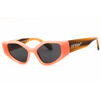 Off-White Women's Sunglasses - Orange Plastic Full Rim Cat Eye Frame | MEMPHIS 2107 ,