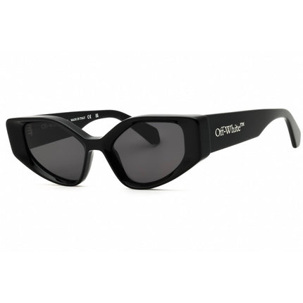 Off-White Women's Sunglasses - Black Plastic Full Rim Cat Eye Frame | MEMPHIS 007 ,