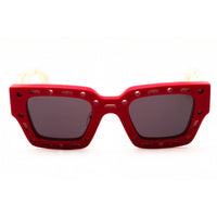 Off-White Women's Sunglasses - Red Plastic Full Rim Square Shape Frame | MERCER 2507 ,