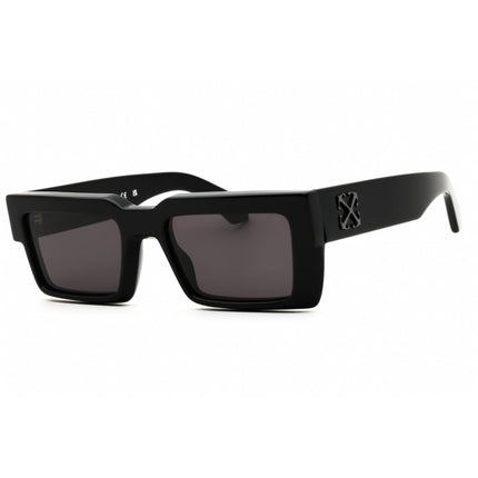Off-White Unisex Sunglasses - Black Plastic Full Rim Rectangular Frame | MOBERLY 1007 ,