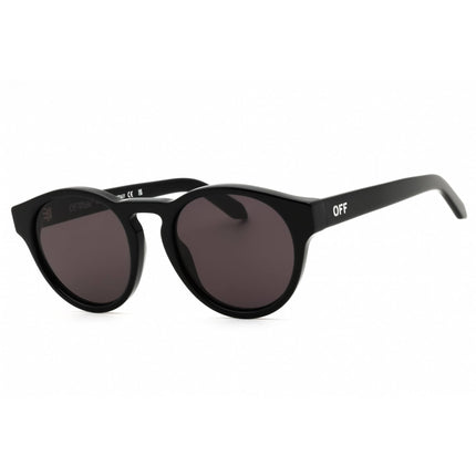 Off-White Unisex Sunglasses - Black Plastic Full Rim Round Shape Frame | OAKLAND 1007 ,