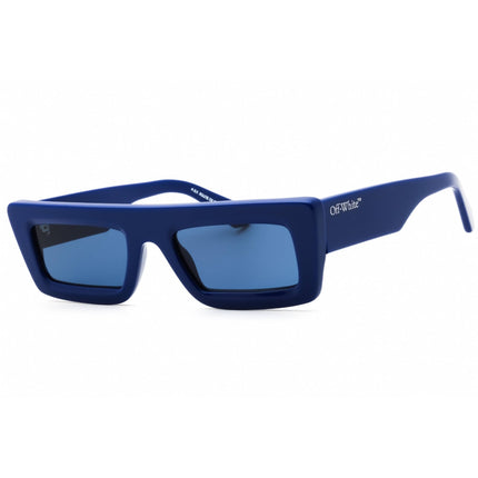 Off-White Unisex Sunglasses - Blue Plastic Full Rim Rectangular Frame | ONTARIO 4545 ,