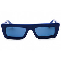 Off-White Unisex Sunglasses - Blue Plastic Full Rim Rectangular Frame | ONTARIO 4545 ,