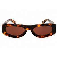 Off-White Women's Sunglasses - Havana Plastic Full Rim Oval Shape Frame | ORLANDO 6064 ,