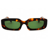 Off-White Unisex Sunglasses - Havana Plastic Full Rim Rectangular Frame | RENTON 6055 ,