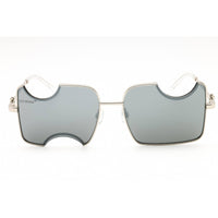 Off-White Unisex Sunglasses - Silver Metal Full Rim Geometric Frame | SALVADOR 17272 ,